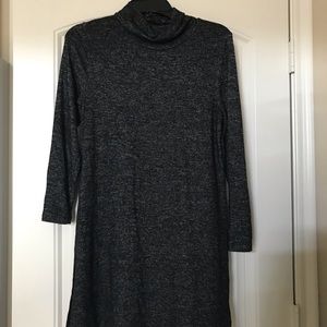 Black short wintery dress